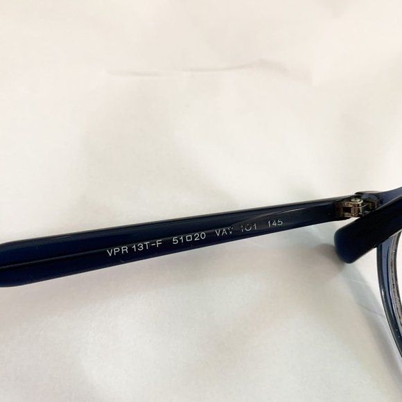Prada VPR13t  smokey blue round eyeglasses - Picture 5 of 8